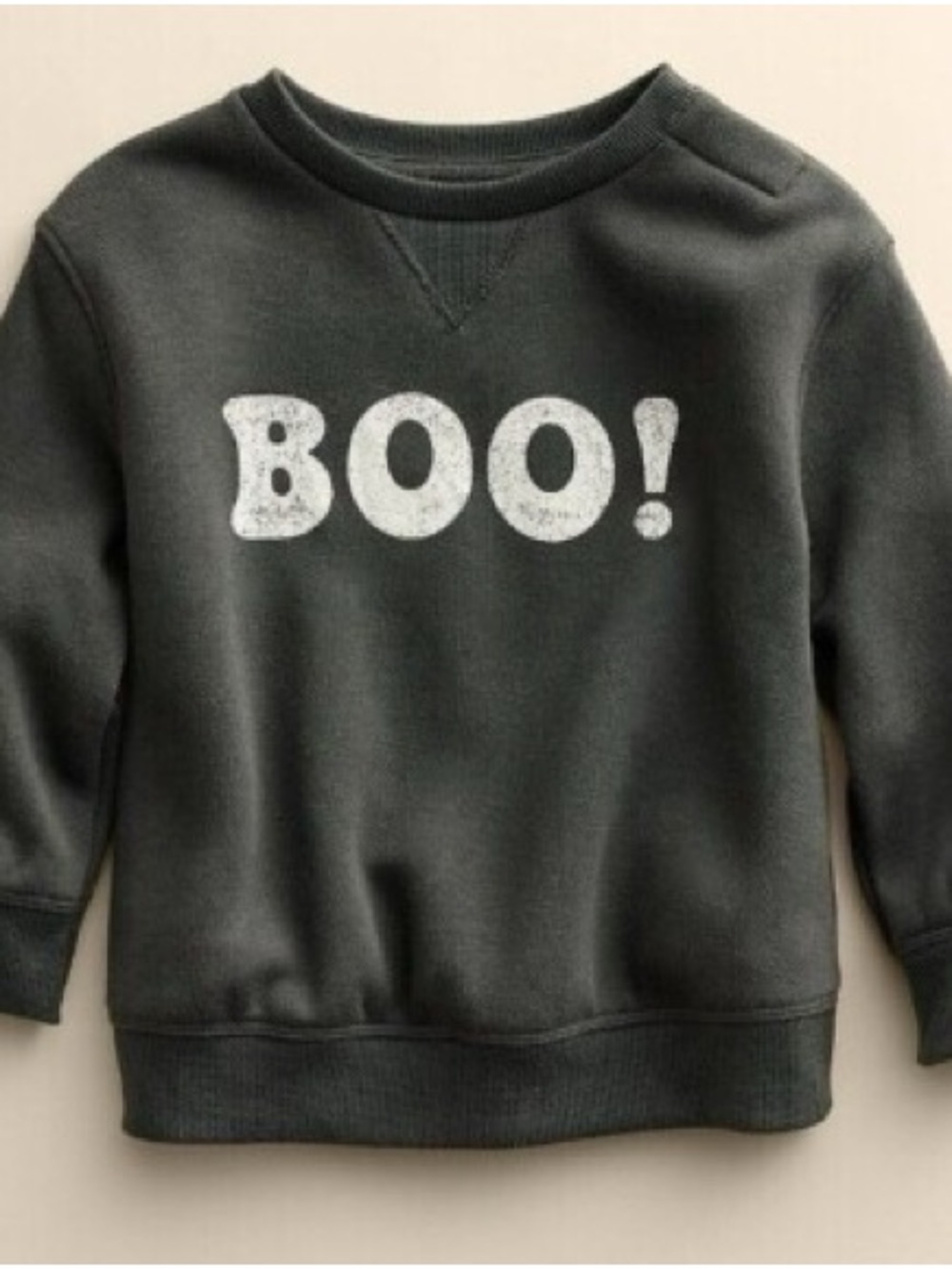 NIB Lauren Conrad Black 'BOO!' Graphic Sweatshirt
